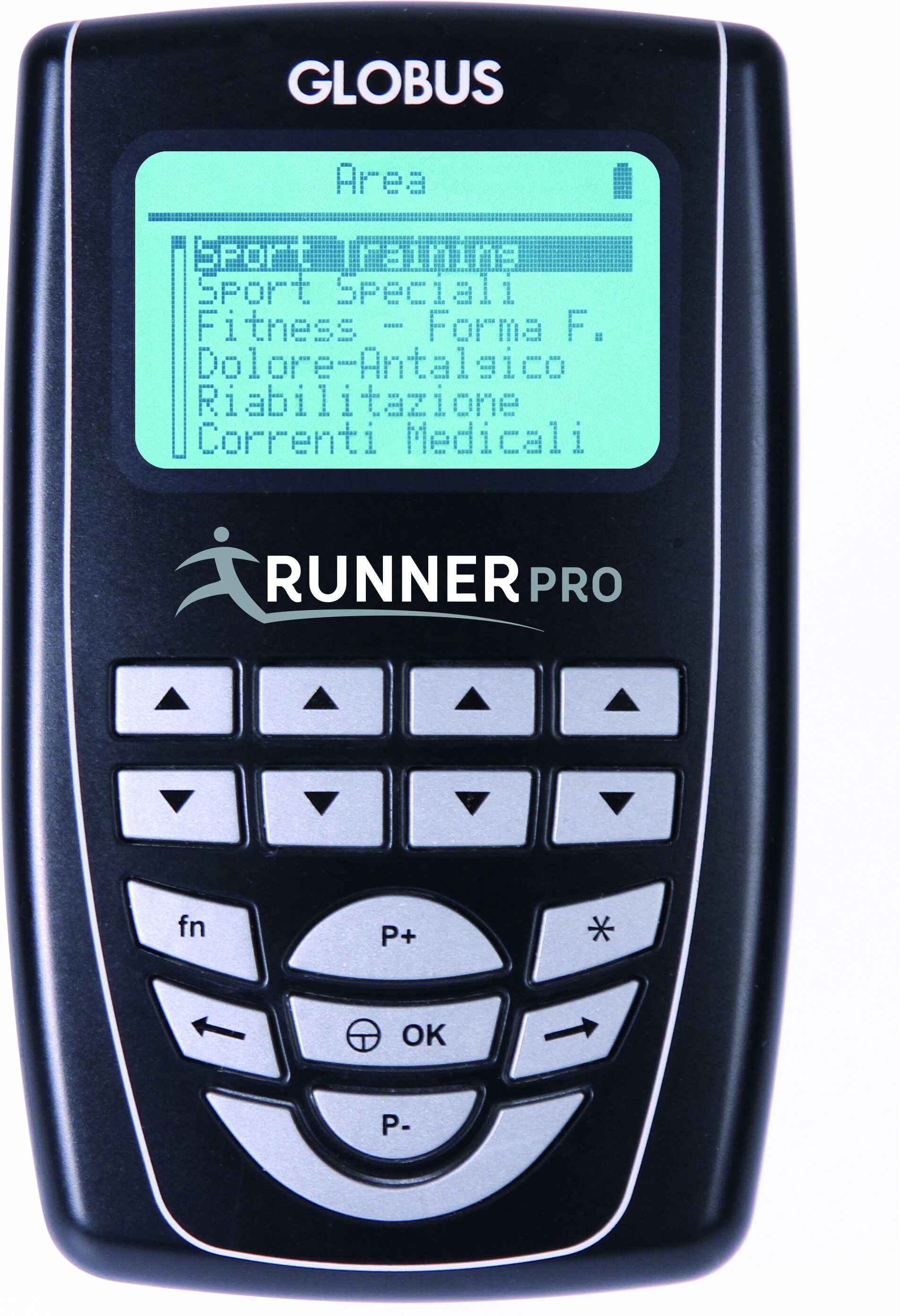 Globus Elettrostimolatore  Runner Pro - 4 canali - Linea Sport - 254 programmi Globus Elettrostimolatore  Runner Pro - 4 canali - Linea Sport - 254 programmi