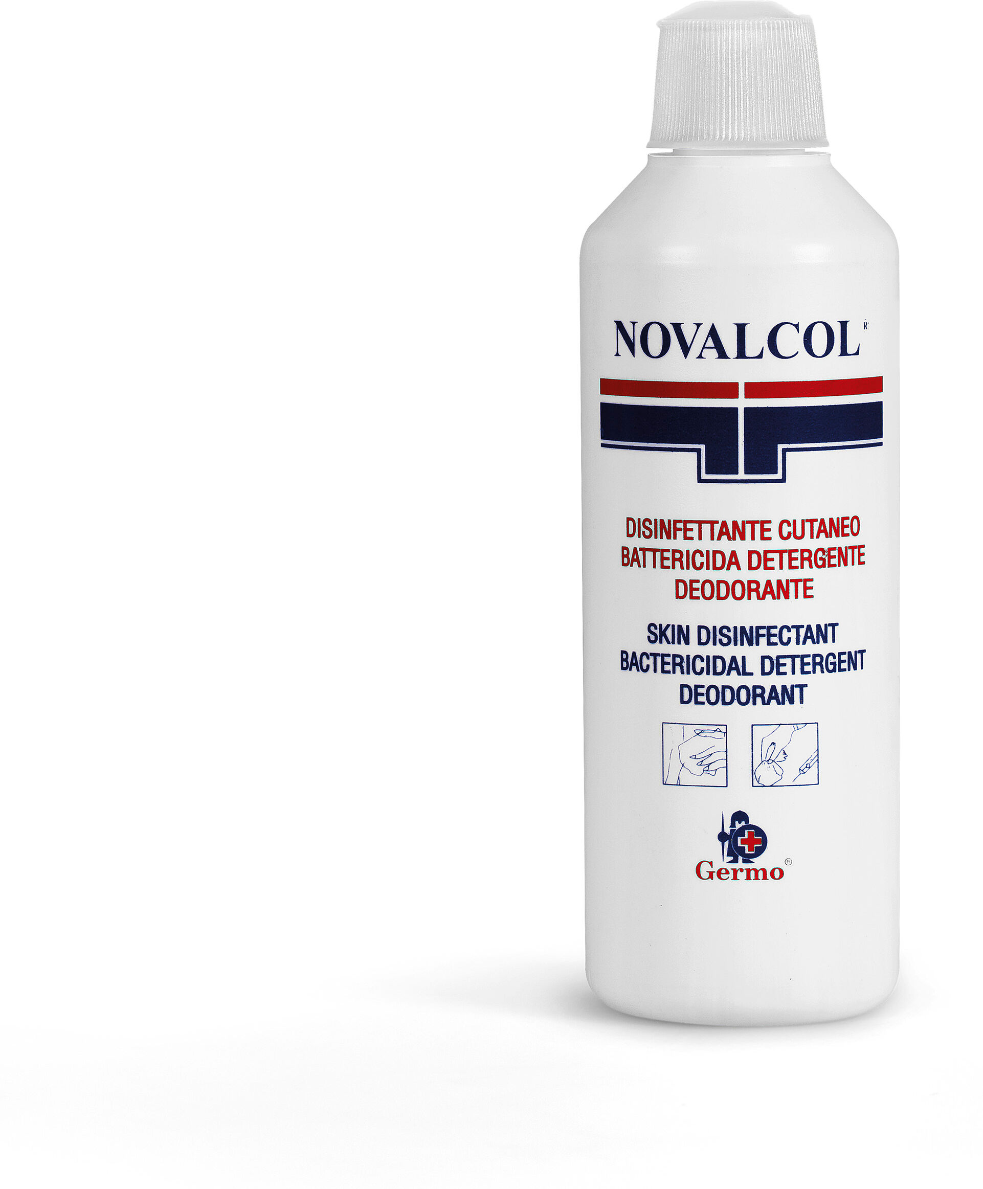 Germo Disinfettante cutaneo Novalcol ® da 250 ml - CF da 12 Pz Germo Disinfettante cutaneo Novalcol ® da 250 ml - CF da 12 Pz