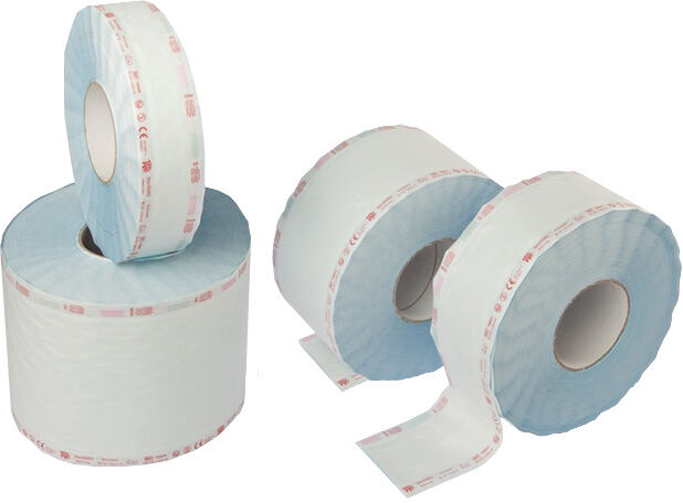 FARO Rotoli per sterilizzazione a vapore o ossido di etilene - piatti, con indicatore di viraggio - misure varie FARO Rotoli per sterilizzazione a vapore o ossido di etilene - piatti, con indicatore di viraggio - misure varie