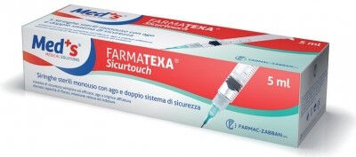 Farmac-Zabban Siringa con sistema automatico di sicurezza - Sterile con cono L/L - cf da 50/100 pz