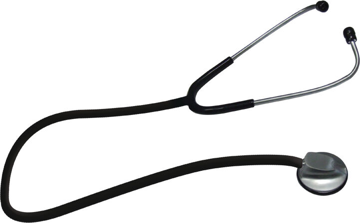 Intermed Fonendoscopio a testina piatta in alluminio - Nero Intermed Fonendoscopio a testina piatta in alluminio - Nero