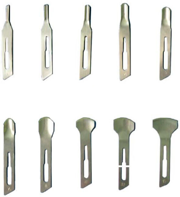 Vincal Lame sgorbie per podologia sterili in acciaio al carbonio - misure varie - cf da 20 pz Vincal Lame sgorbie per podologia sterili in acciaio al carbonio - misure varie - cf da 20 pz