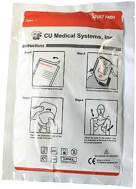 CU Medical Piastre monouso per defibrillatore Semiautomatico I-PAD NF 1200, Originali ® - Adulti CU Medical Piastre monouso per defibrillatore Semiautomatico I-PAD NF 1200, Originali ® - Adulti