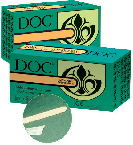 Gardening Abbassalingua in legno monouso non sterili - cf 100 pz Gardening Abbassalingua in legno monouso non sterili - cf 100 pz