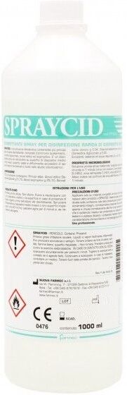 Farmec Disinfettante spray per superfici Spraycid 1L Farmec Disinfettante spray per superfici Spraycid 1L