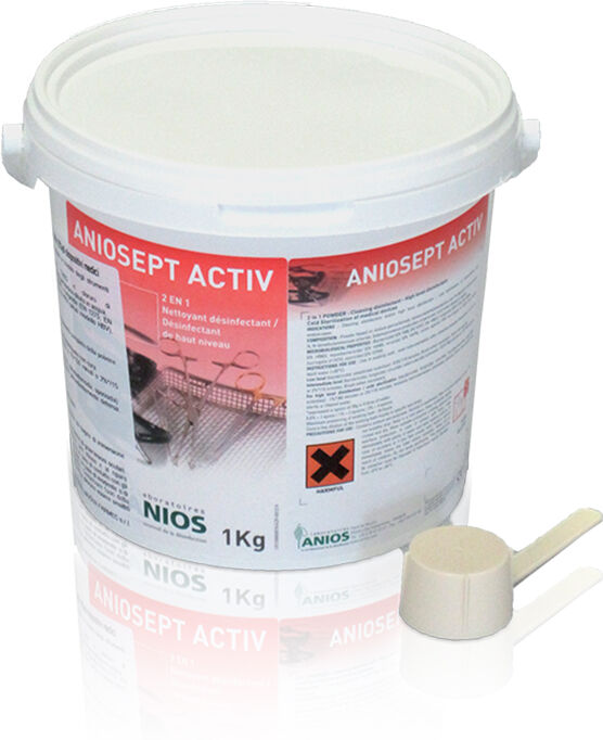 Anios Detergente disinfettante in polvere per dispositivi medici ept Activ ® - cf 1 kg Anios Detergente disinfettante in polvere per dispositivi medici ept Activ ® - cf 1 kg