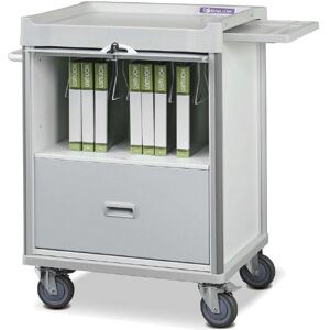 Vincal Carrello Porta Cartelle Cliniche Bianco- Xlarge