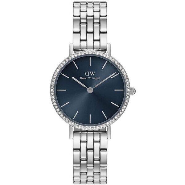 daniel wellington - orologio al quarzo  petite lumine bezel 5-link arctic dw00100664 - dw00100664