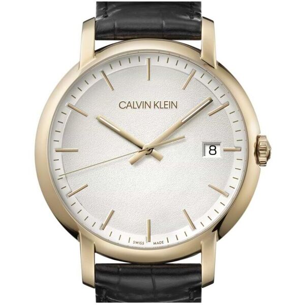 calvin klein - orologio uomo  established quadrante bianco k9h215c6-re21 - fa-k9h215c6-re21 bianco