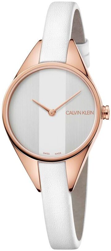 calvin klein - orologio donna  rebel quadrante bianco k8p236l6-re21 - fa-k8p236l6-re21 bianco