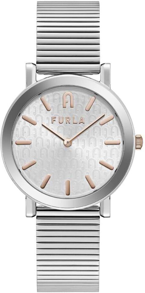 furla - orologio donna  minimal shape quadrante argento ww00003007l1 - fa-ww00003007l1-re22 argentato