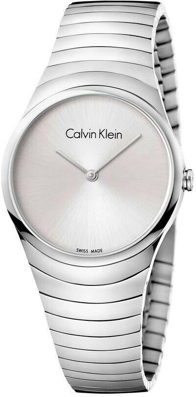 calvin klein - orologio donna  whirl quadrante bianco k8a23146-re21 - fa-k8a23146-re21 bianco