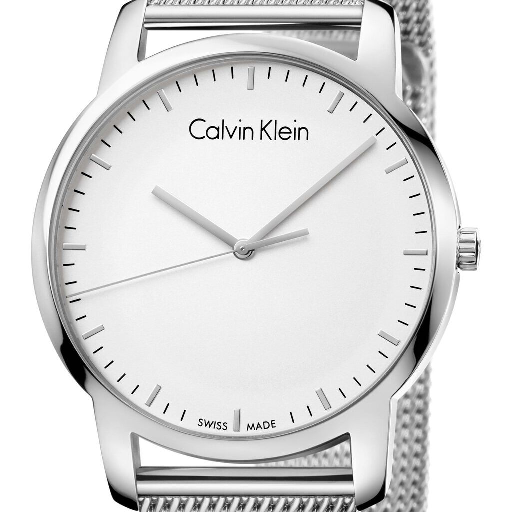 calvin klein - orologio uomo  city quadrante argento k2g2g126-re21 - fa-k2g2g126-re21 argentato