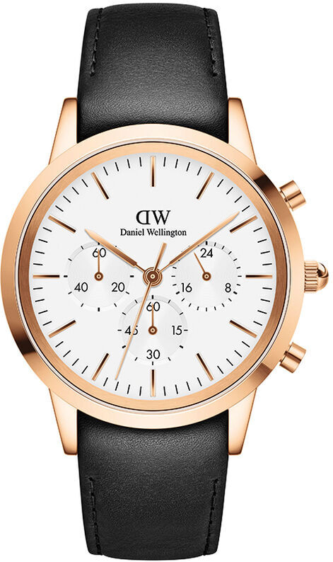 daniel wellington - orologio al quarzo  iconic chronograph st mawes arctic dw00100646 - dw00100646