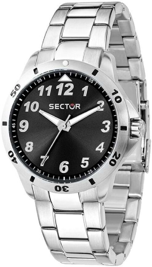 sector - orologio solo tempo  no limits young cinturino e cassa in acciaio argento - fa-r3253596002-re22 argentato