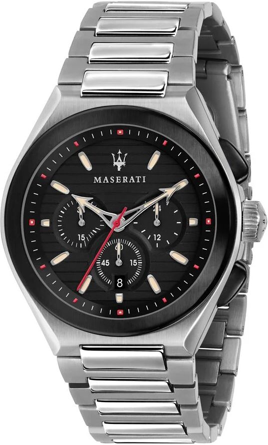 maserati - orologio  triconic con cinturino e cassa in acciaio silver - fa-r8873639002-re21 argentato