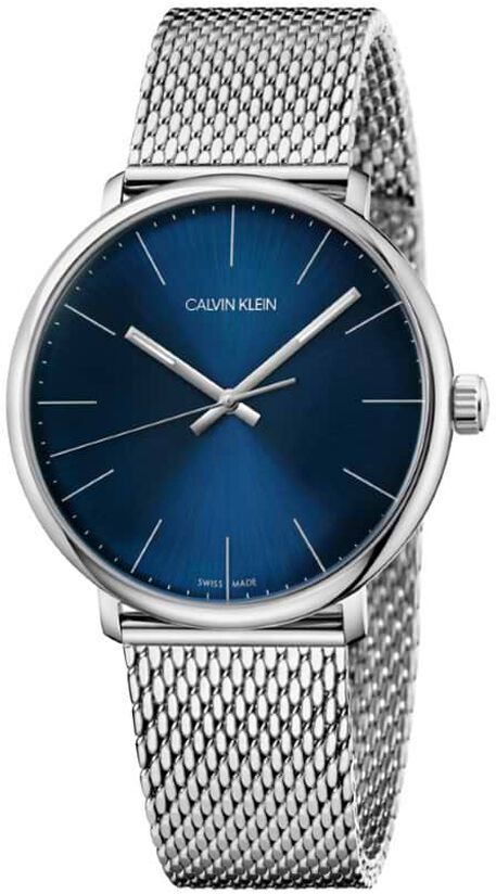 calvin klein - orologio  solo tempo con cinturino maglia milanese e cassa in acciaio - fa-k8m2112n-re21 argentato