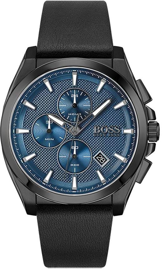 stroili orologio multifunzione uomo boss grand master quadrante blu 1513883