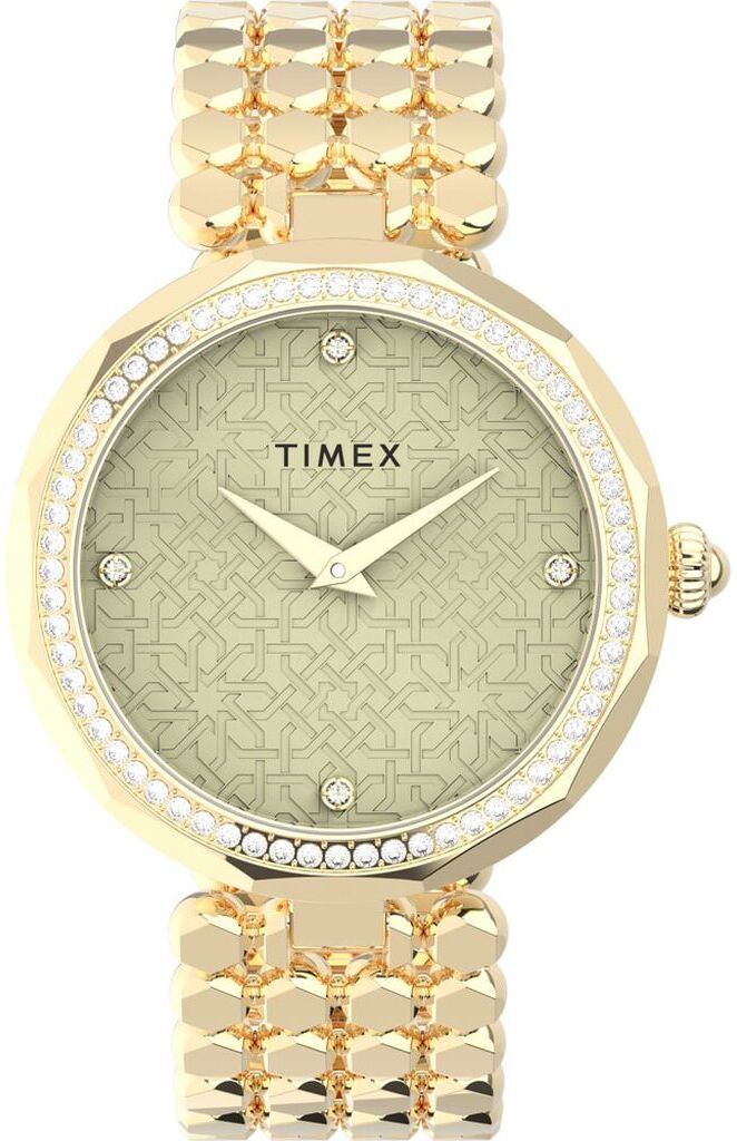 Timex - Orologio Donna  Jewelry quadrante Champagne TW2V02500 - TW2V02500 Giallo