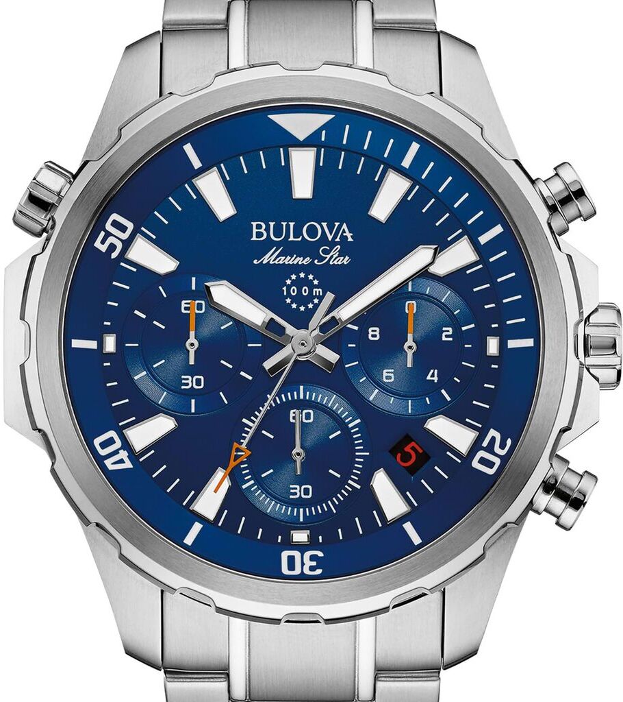 Bulova - Orologio Al Quarzo  Marine Star 96b256 - 96B256