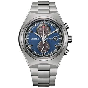 Citizen - Orologio Cronografo  Cinturino Super Titanium Quadrante Blu Ca7090-87l - CA7090-87L