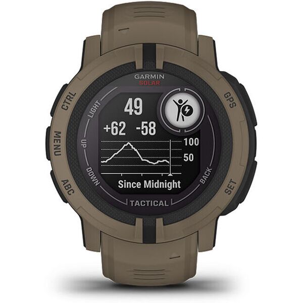 garmin - smartwatch  instinct solar tactical edition 010-02627-04 - 010-02627-04