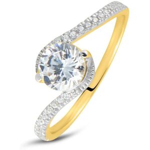 Stroili Anello Solitario Claire Oro Giallo Cubic Zirconia Collezione: Claire - Misura 58 Oro Giallo