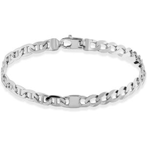 Stroili Bracciale Catena Gentleman Argento Rodiato Collezione: Gentleman Bianco