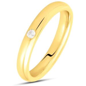 Stroili Fede Comoda 3 mm Oro Giallo Diamante Collezione: Fede Tradizionale 750/1000 Oro Giallo