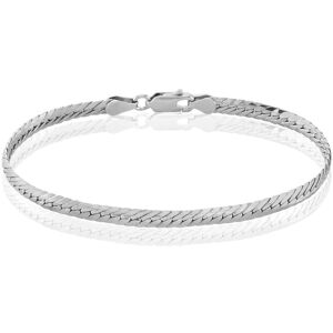 Stroili Bracciale Catena Gentleman Argento Rodiato Collezione: Gentleman Bianco