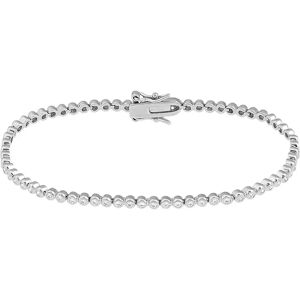 Stroili Bracciale Tennis Silver Elegance Argento Rodiato Cubic Zirconia Collezione: Silver Elegance Bianco