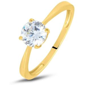 Stroili Anello Solitario Claire Oro Giallo Cubic Zirconia Collezione: Claire - Misura 58 Oro Giallo