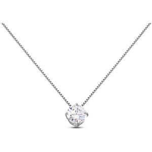 Stroili Collana Punto Luce Silver Elegance Argento Rodiato Cubic Zirconia Collezione: Silver Elegance Bianco