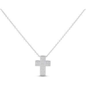 Stroili Collana Silver Shine Argento Rodiato Cubic Zirconia Collezione: Silver Shine Bianco