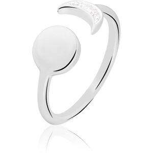 Stroili Anello Silver Moments Argento Rodiato Cubic Zirconia Collezione: Silver Moments - Misura 58 Bianco