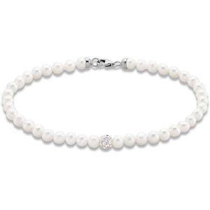 Stroili Bracciale Gabrielle Oro Bianco Perla D'Acqua Dolce Cristallo Collezione: Gabrielle Oro Bianco