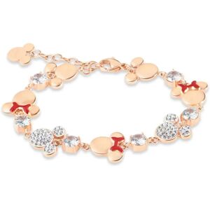 Stroili Bracciale Mickey Mouse & Friends Acciaio Rosa Cristallo Collezione: Mickey Mouse & Friends Rosa