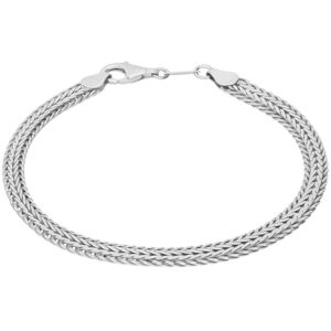 Stroili Bracciale Catena Gentleman Argento Rodiato Collezione: Gentleman Bianco