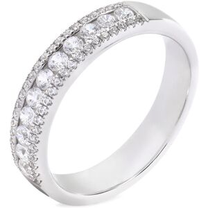 Stroili Anello Semi-eternity Sophia Oro Bianco Diamante Collezione: Sophia - Misura 56 Oro Bianco