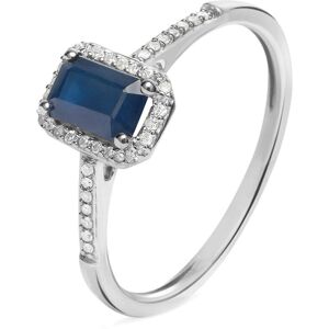 Stroili Anello Solitario Charlotte Oro Bianco Zaffiro Diamante Collezione: Charlotte - Misura 56 Oro Bianco