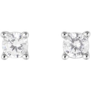 Stroili Orecchini Lobo Punto Luce Silver Elegance Argento Rodiato Cubic Zirconia Collezione: Silver Elegance Bianco