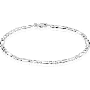 Stroili Bracciale Catena Gentleman Argento Rodiato Collezione: Gentleman Bianco