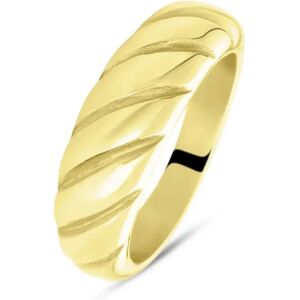 Stroili Anello Fascia Lady Code Acciaio Dorato Collezione: Lady Code - Misura 54 Giallo