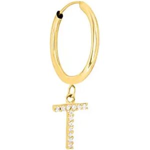 Stroili Mono Orecchino A Cerchio Toujours Oro Giallo Cubic Zirconia Collezione: Toujours Oro Giallo