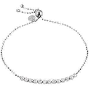 Stroili Bracciale Tennis Silver Elegance Argento Rodiato Cubic Zirconia Collezione: Silver Elegance Bianco