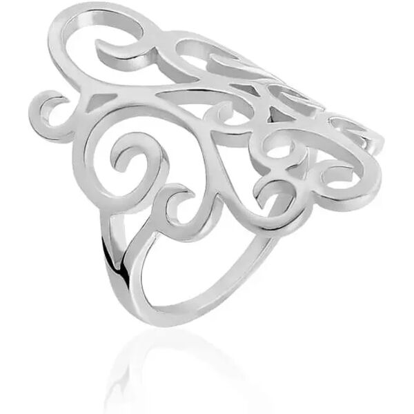 stroili anello fantasia silver collection argento rodiato collezione: silver collection - misura 50 bianco