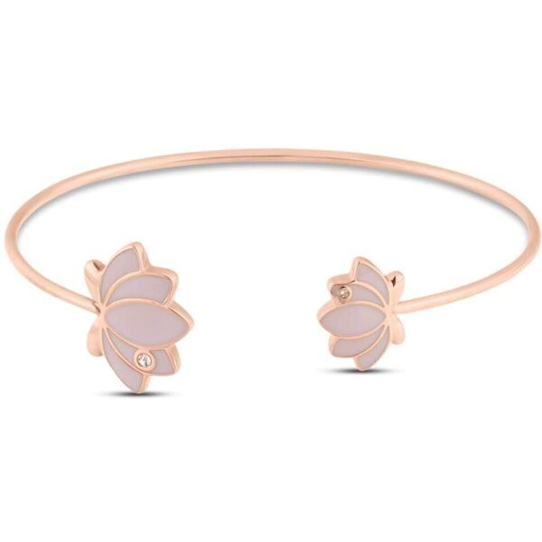 stroili bangle lady sweet acciaio rosa cristallo collezione: lady sweet rosa