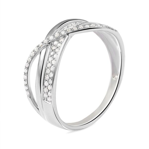 stroili anello fascia sophia oro bianco diamante collezione: sophia - misura 62 oro bianco