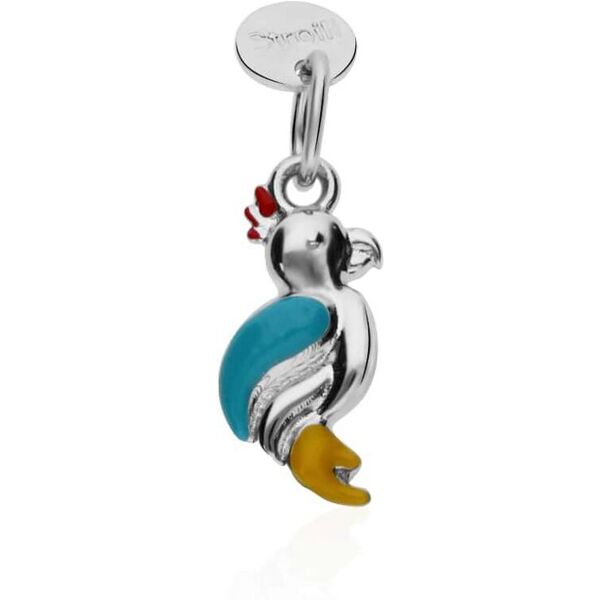 stroili charm pellicano in argento rodiato e smalto collezione: love beats