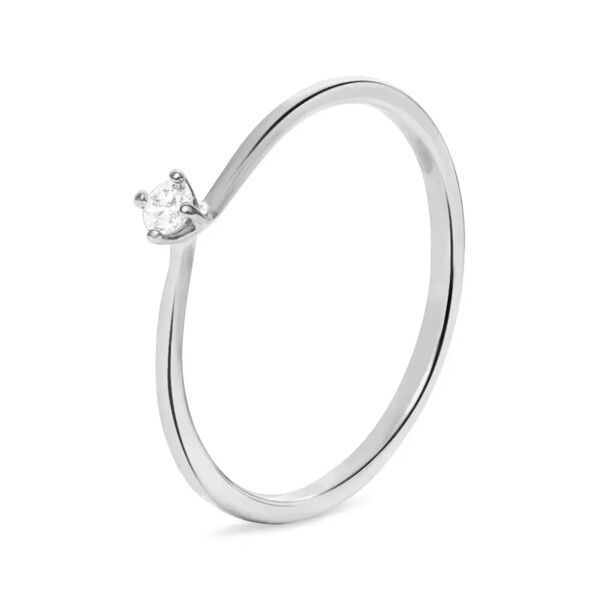 stroili anello solitario grace oro bianco diamante collezione: grace - misura 56 oro bianco